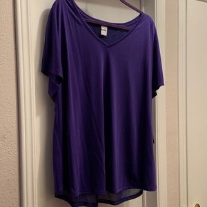 Dark Purple Active Wear Shirt